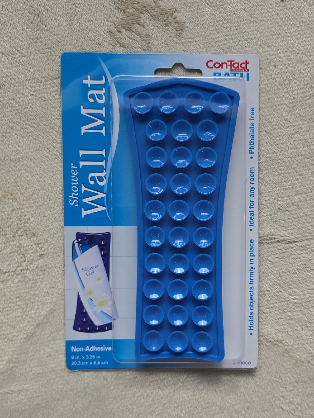 Con-Tact Shower Wall Mat Blue
